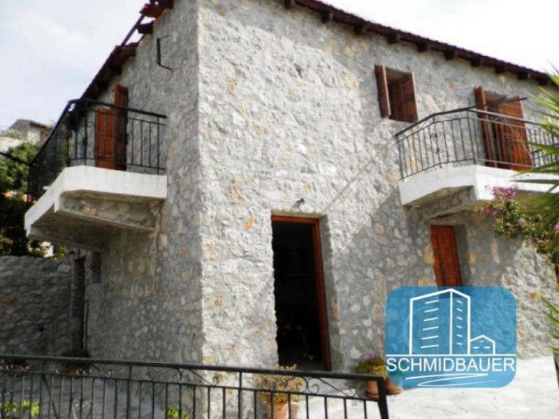 Ag. Paraskevi bei Triopetra Südkreta, Agia Paraskevi: Zweistöckiges traditionelles Steinhaus zu verkaufen Haus kaufen